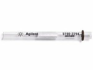 Straight inlet liner, split, glass wool